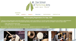 Desktop Screenshot of mtzionarts.org